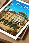 Affiche Épinal Place des Vosges