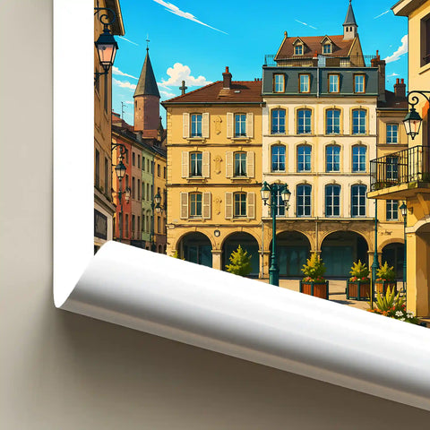 Affiche Épinal Place des Vosges
