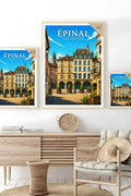 Affiche Épinal Place des Vosges