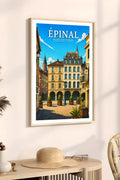 Affiche Épinal Place des Vosges