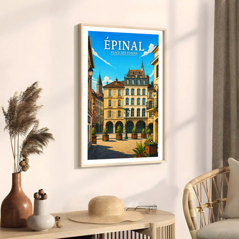 Affiche Épinal Place des Vosges