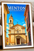 Affiche Menton Chapelle des Pénitents Blancs