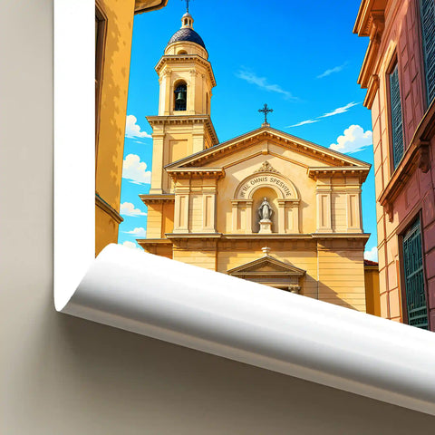 Affiche Menton Chapelle des Pénitents Blancs