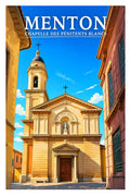 Affiche Menton Chapelle des Pénitents Blancs