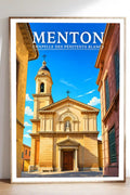 Affiche Menton Chapelle des Pénitents Blancs