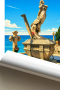 Affiche Menton Cimetière du Vieux-Château