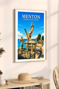 Affiche Menton Cimetière du Vieux-Château