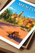 Affiche Menton La Promenade