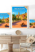 Affiche Menton La Promenade