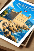 Affiche Menton Le Bastion