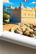 Affiche Menton Le Bastion