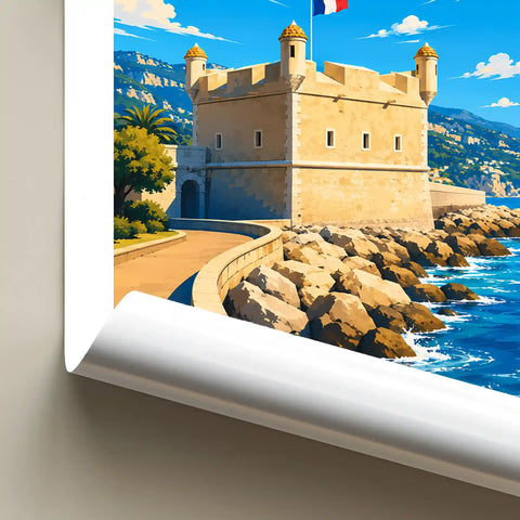 Affiche Menton Le Bastion