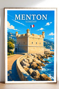 Affiche Menton Le Bastion