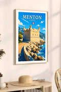 Affiche Menton Le Bastion