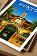Affiche Menton Les Halles