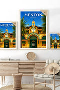 Affiche Menton Les Halles