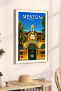 Affiche Menton Les Halles
