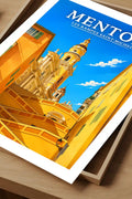Affiche Menton Les Rampes Saint-Michel