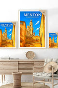 Affiche Menton Les Rampes Saint-Michel