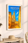 Affiche Menton Les Rampes Saint-Michel
