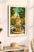 Affiche Menton Place aux Herbes