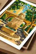 Affiche Menton Place aux Herbes