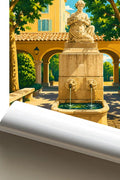 Affiche Menton Place aux Herbes