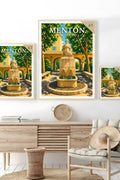Affiche Menton Place aux Herbes