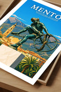 Affiche Menton Sculpture d'Ulysse