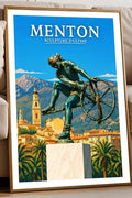 Affiche Menton Sculpture d'Ulysse