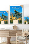 Affiche Menton Sculpture d'Ulysse