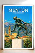 Affiche Menton Sculpture d'Ulysse