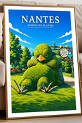 Affiche Nantes Jardin des Plantes