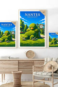 Affiche Nantes Jardin des Plantes