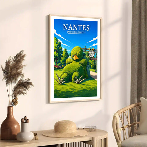 Affiche Nantes Jardin des Plantes