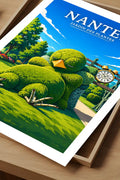 Affiche Nantes Jardin des Plantes
