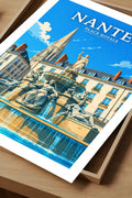 Affiche Nantes Place Royale