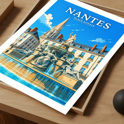 Affiche Nantes Place Royale