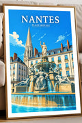 Affiche Nantes Place Royale