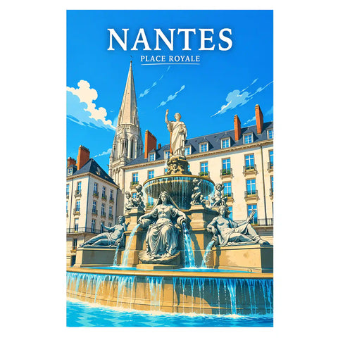 Affiche Nantes Place Royale