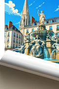 Affiche Nantes Place Royale