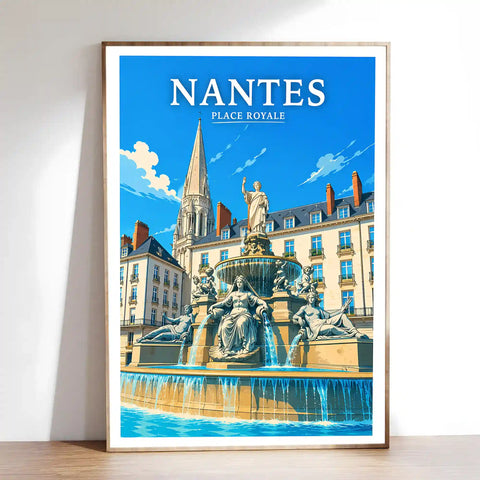 Affiche Nantes Place Royale
