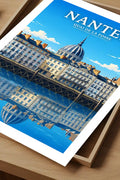 Affiche Nantes Quai de la Fosse