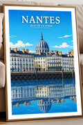 Affiche Nantes Quai de la Fosse