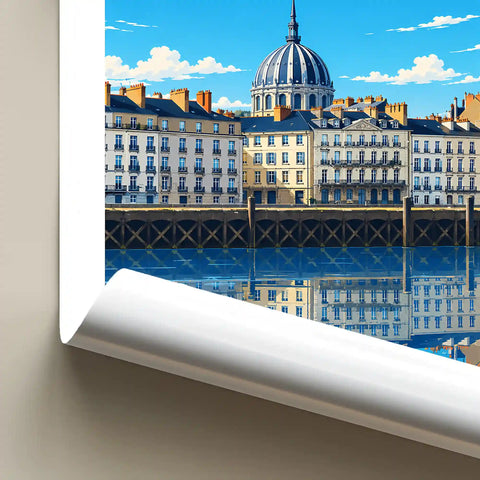 Affiche Nantes Quai de la Fosse