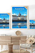 Affiche Nantes Quai de la Fosse