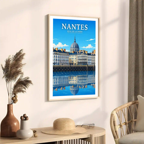 Affiche Nantes Quai de la Fosse
