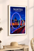 Affiche Nantes Quais de la Loire
