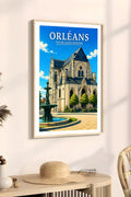 Affiche Orléans Église Saint-Paterne