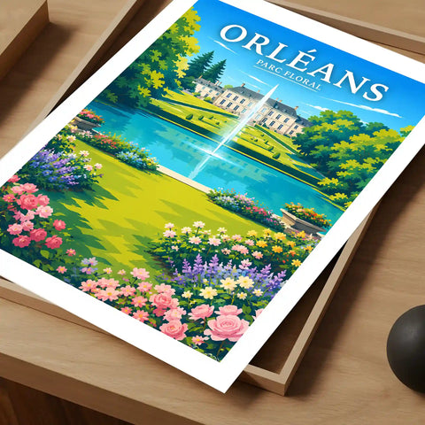 Affiche Orléans Parc Floral